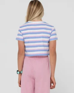 Rusty Camila Stripe Cropped Teee Girls | Kids Tops