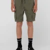 Rusty Camper Cargo Elastic Short Boys | Kids Bottoms