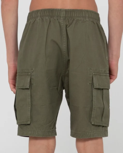 Rusty Camper Cargo Elastic Short Boys | Kids Bottoms