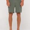 Rusty Camper Elastic Hybrid Walkshort | Mens Shorts