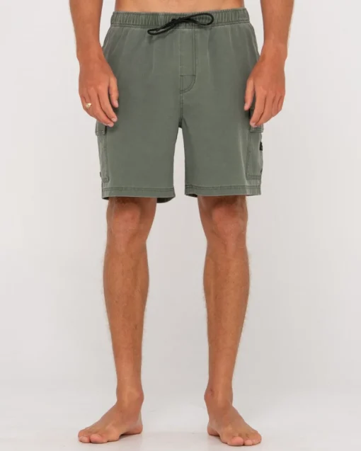 Rusty Camper Elastic Hybrid Walkshort | Mens Shorts