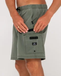 Rusty Camper Elastic Hybrid Walkshort | Mens Shorts