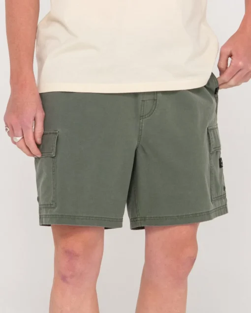 Rusty Camper Elastic Hybrid Walkshort | Mens Shorts
