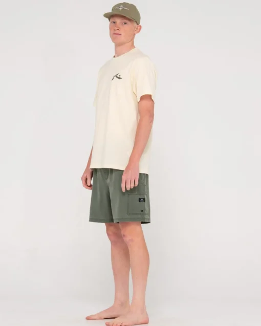 Rusty Camper Elastic Hybrid Walkshort | Mens Shorts