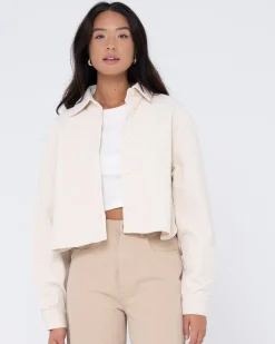 Rusty Carmen Cord Overshirt Jacket | Womens Shirts
