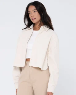 Rusty Carmen Cord Overshirt Jacket | Womens Shirts