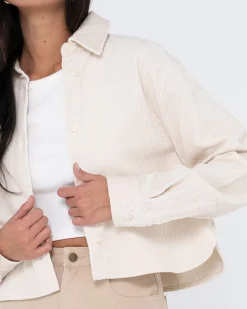 Rusty Carmen Cord Overshirt Jacket | Womens Shirts