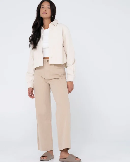 Rusty Carmen Cord Overshirt Jacket | Womens Shirts