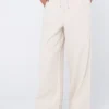Rusty Carolina High Waisted Relaxed Fit Linen Pant | Womens Pants