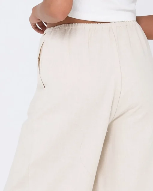 Rusty Carolina High Waisted Relaxed Fit Linen Pant | Womens Pants