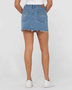 Rusty Celeste Low Rise Denim Mini Skirt | Womens Skirts