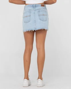 Rusty Celeste Low Rise Denim Mini Skirt | Womens Skirts