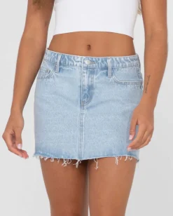 Rusty Celeste Low Rise Denim Mini Skirt | Womens Skirts