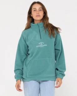 Rusty Central Division Relaxed Polar Fleece | Womens Hoodies & Fleece