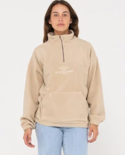 Rusty Central Division Relaxed Polar Fleece | Womens Hoodies & Fleece