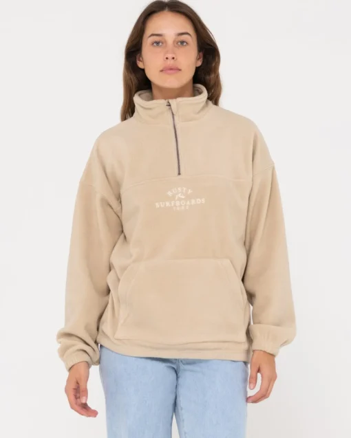 Rusty Central Division Relaxed Polar Fleece | Womens Hoodies & Fleece