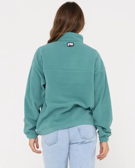 Rusty Central Division Relaxed Polar Fleece | Womens Hoodies & Fleece