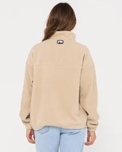Rusty Central Division Relaxed Polar Fleece | Womens Hoodies & Fleece