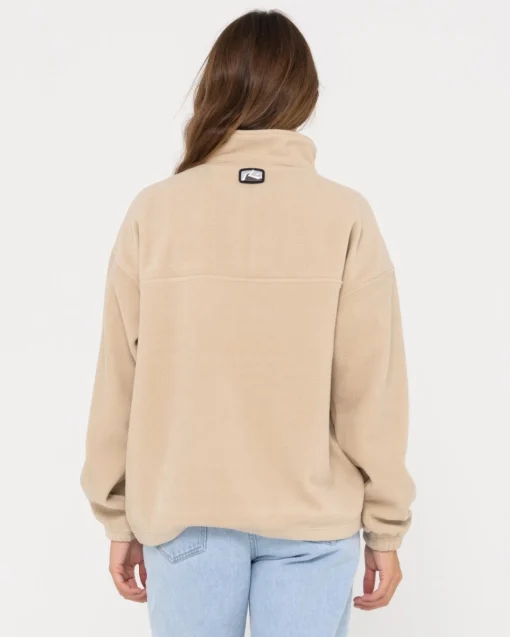 Rusty Central Division Relaxed Polar Fleece | Womens Hoodies & Fleece