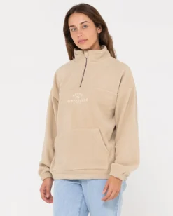 Rusty Central Division Relaxed Polar Fleece | Womens Hoodies & Fleece