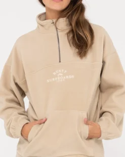 Rusty Central Division Relaxed Polar Fleece | Womens Hoodies & Fleece
