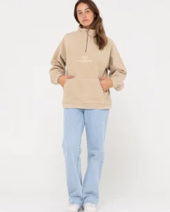 Rusty Central Division Relaxed Polar Fleece | Womens Hoodies & Fleece