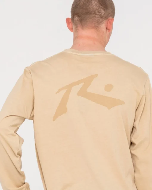 Rusty Comp Wash Long Sleeve Tee | Mens Tees