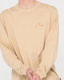 Rusty Comp Wash Long Sleeve Tee | Mens Tees