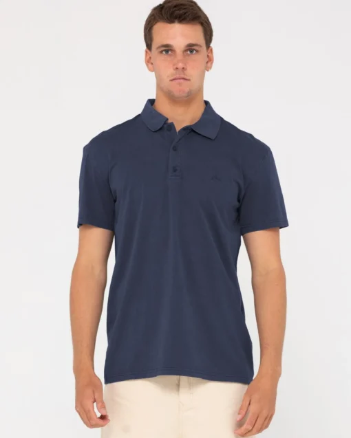 Rusty Comp Wash Short Sleeve Polo | Mens Shirts