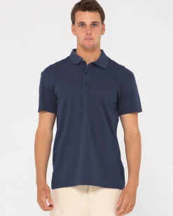 Rusty Comp Wash Short Sleeve Polo | Mens Tees
