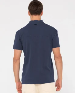 Rusty Comp Wash Short Sleeve Polo | Mens Tees