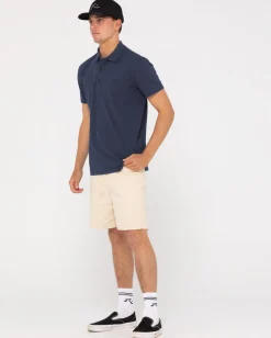 Rusty Comp Wash Short Sleeve Polo | Mens Tees
