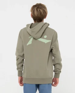 Rusty Competition Hooded Fleece Boys | Kids Tops