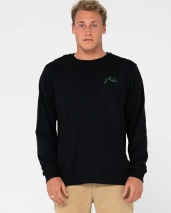 Rusty Competition Long Sleeve Tee | Mens Tees