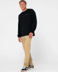 Rusty Competition Long Sleeve Tee | Mens Tees