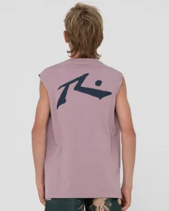 Rusty Competition Muscle Boys | Kids Tops