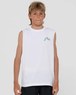 Rusty Competition Muscle Boys | Kids Tops