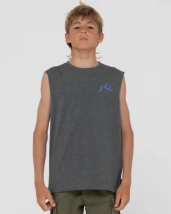 Rusty Competition Muscle Boys | Kids Tops