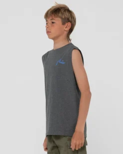 Rusty Competition Muscle Boys | Kids Tops