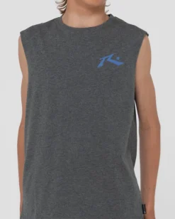 Rusty Competition Muscle Boys | Kids Tops