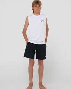 Rusty Competition Muscle Boys | Kids Tops