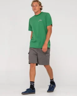 Rusty Competition Short Sleeve Graphic Tee | Mens Tees