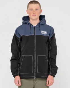 Rusty Core Division Relaxed Hooded Jacket | Mens Jackets