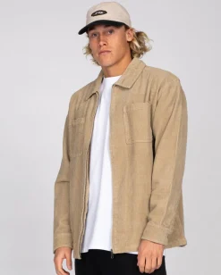 Rusty Coup Cord Long Sleeve Overshirt | Mens Jackets