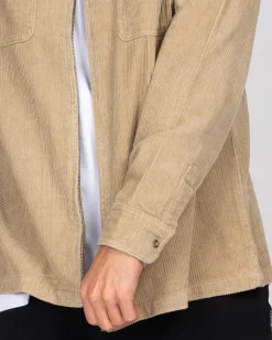 Rusty Coup Cord Long Sleeve Overshirt | Mens Jackets