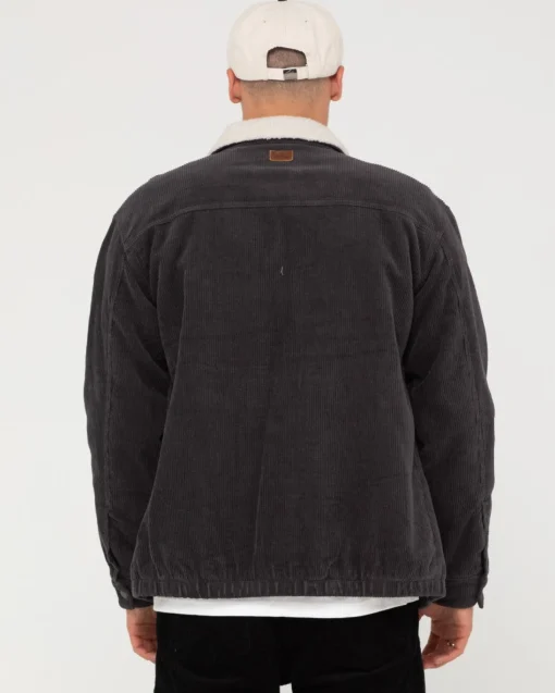 Rusty Coup Cord Zip Up Jacket | Mens Jackets