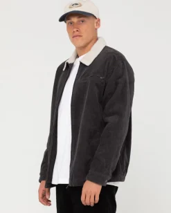 Rusty Coup Cord Zip Up Jacket | Mens Jackets