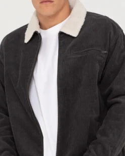 Rusty Coup Cord Zip Up Jacket | Mens Jackets