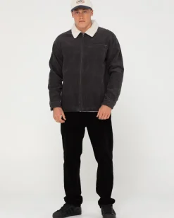Rusty Coup Cord Zip Up Jacket | Mens Jackets