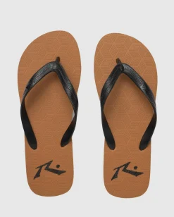 Rusty Cut Loose Thong | Mens Thongs & Slides